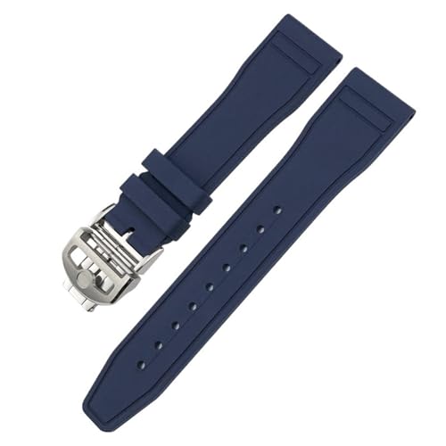Bracelet montre caoutchouc FKM 21mm style IWC : l'alliance du confort et de l'élégance haut de gamme