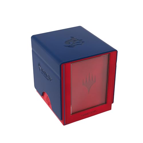 Gamegenic – MTG – Secrets of Strixhaven Sidekick PRO 100+ XL: Prismari – Accessorio da Gioco – Scatola Solida e Resistente – Protegge le Carte in Modo Sicuro – Multilingue