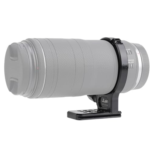 FocusFoto Anillo de Montura para Trípode Metal para Lente Canon RF 100-400mm F/5.6-8 IS USM, Base Inferior con Roscas 1/4" y 3/8" y Placa Dovetail de Liberación Rápida Compatible con Trípodes Arca-Swiss miniatura 6
