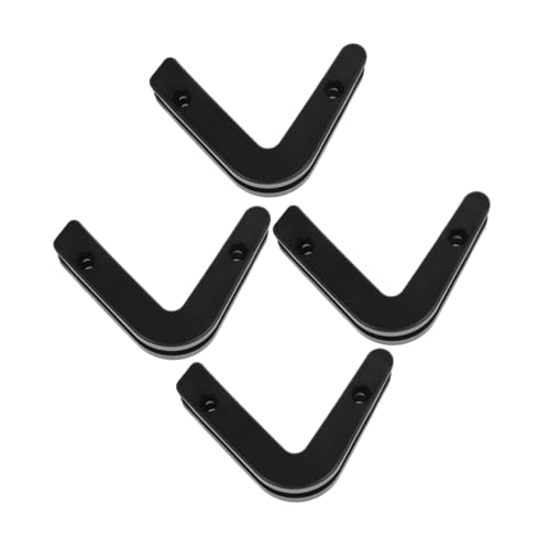 BESPORTBLE Barbell Wall Mount Rack 4pcs Barbell Hanger Hook Fine Craftsmanship Easy to Install/disassemble Pp Material