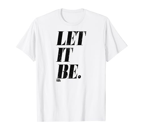 Letra de Lennon y McCartney - Let it Be Camiseta