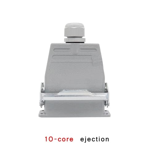 Conector rectangular HDC-HA-10 con carcasa resistente para alta vibración 3