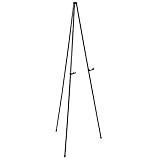 Quartet Easel, Instant Easel Stand, Heavy-Duty, 64', Supports 10 lbs., Tripod Base (27E),Black