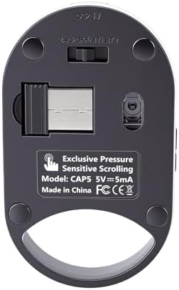 XUMIUZIY Wireless Mouse Pressure Sensitive Scroll 3 Mode 4000 dpi — view 6