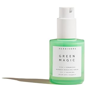 HERBIVORE Green Magic Cica + Ceramides – Fast-acting Redness-Reducing Serum for Sensitive Skin, Plant-based, Vegan, Cruelty-free, 30mL / 1 oz