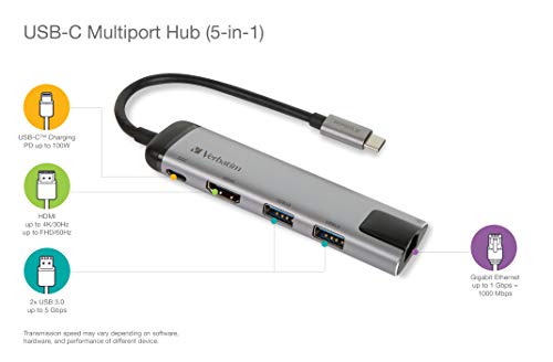 Verbatim Hub USB C Métal - vue 4