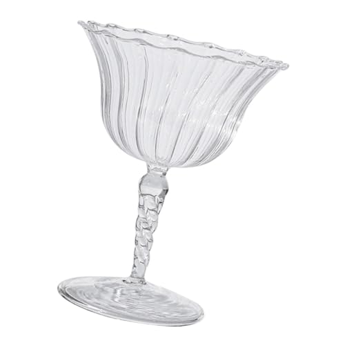 MAGICLULU Portacandele in Vetro Trasparente Contenitore Alto Per Candele Da Tè Centrotavola Per Matrimonio e Altre Occasioni Speciali