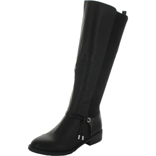 Style & Co. Womens Verrlee Faux Leather Knee-High Boots Black 6 Medium (B,M)