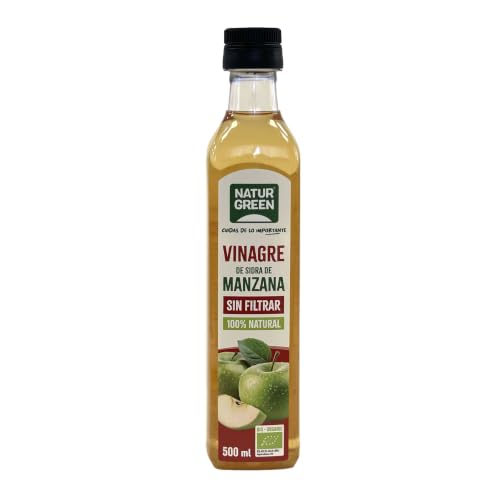 NaturGreen Vinagre de Sidra de manzana Sin Filtrar 500 ml (PET)