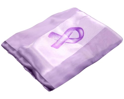 Purple Ribbon Scarves Women Lightweight Scarf – Shawl, Sunscreen Scarf, Gift-Giving & Fundraisers
