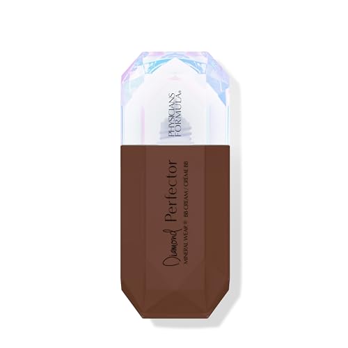 Physicians Formula Mineral Wear Diamond Perfector BB Cream, Fondotinta Idratante Colorato con Estratti di Diamante e Vitamina E, Copertura Leggera, Effetto Finito Luminoso, Rich