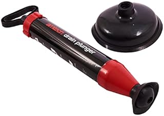 Amtech Drain Plunger Red / Black