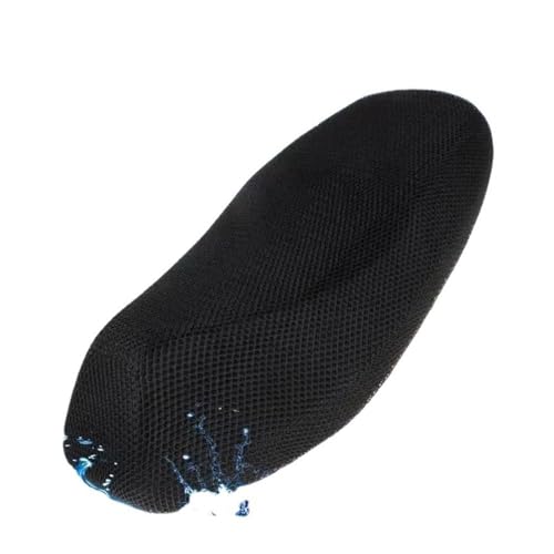 Funda de malla transpirable para asiento motocicleta antideslizante con rejilla 3D