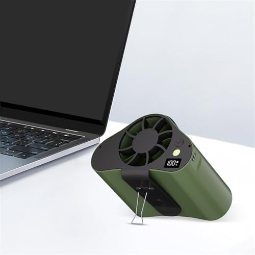 Ventilateur de refroidissement portable avec lampe pour nuits chaudes