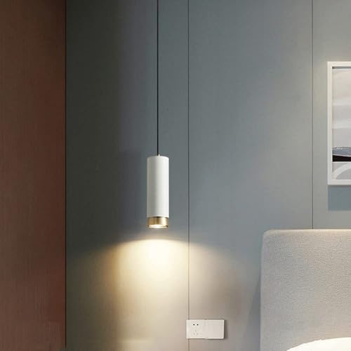 Lámpara de techo junto a la cama con altura ajustable para lectura en el dormitorio y estudio 3
