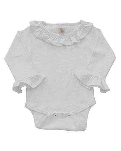 Monag Long Sleeve Ruffle Baby Bodysuit
