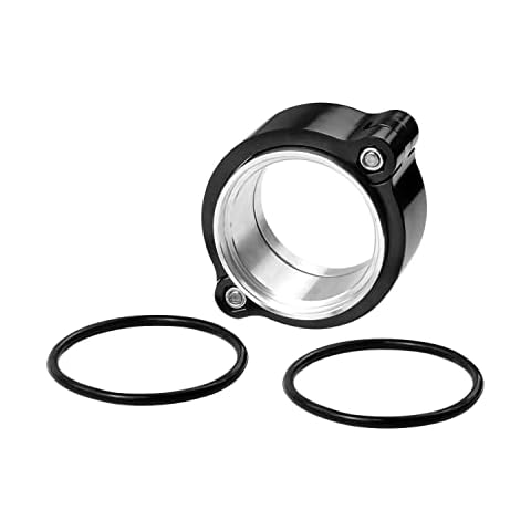 JFYLLY HD Exhaust V-band Clamp Flange System Assembly Anodized Clamp Cover