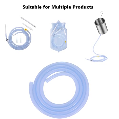 Image of Enema Kit Replacement Part 2M（2-Piece Set） PVC Enema Hose Colon Cleansing Accessories