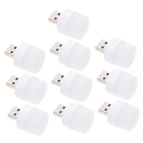 CIYODO 10Pcs Ambient Lighting Portable LED Night Light for Car Interior Laptop Use High Brightness Illumination Energy Efficient Soft Glow for Comfortable Atmosphere