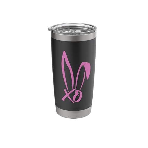Bunnie XO Pink Logo Stainless Steel Insulated Tumbler