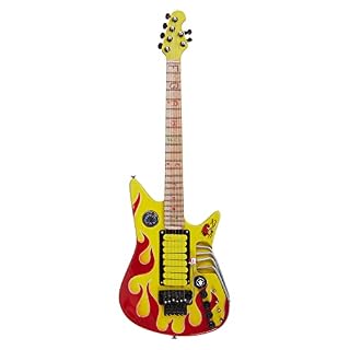 Nigel Tufnell Réplique de guitare miniature – Cadeaux musicaux – Ornement fait à la main – Boîte de présentation… – Image 3