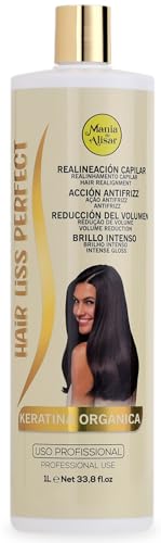 Mania de Alisar alisado brasileño Orgánico para Alisar el Cabello contiene un frasco de Keratina 1 x 1000 ml