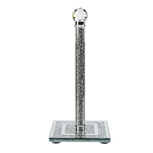 Soporte para rollos de cocina de cristal portarrollos con base cuadrada 4