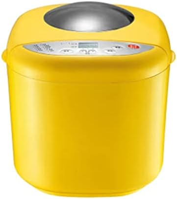 XWWDP Home Automatic Bread Machine Intelligent And Dough Baking All-in-one Machine Jam Machine Kitchen Appliances (Color : Yellow)