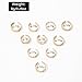 INENIMARTJ Boho Gold Toe Rings Set for Women Gold Stacking Toe Rings Adjustable Open Butterfly Stars Toe Ring Set Summer Beach Toe Ring for Women (gold 1)