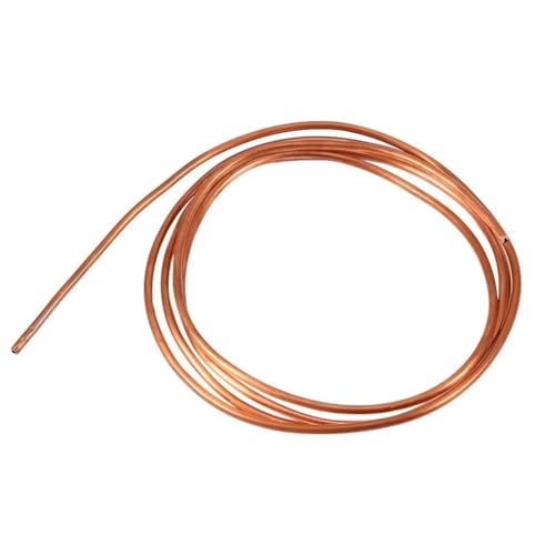 Tube en cuivre souple 2M - Tube en Cuivre Flexible OD 3mm x ID 2mm Tuyau à bobine souple pour réfrigérateur de climatiseur