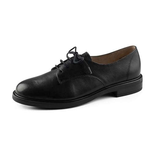 Paul Green Damen SUPER Soft Schnürer, Frauen Businessschuhe,lace-up Shoes,schnürschuhe,Halbschuhe,klassisch,elegant,Schwarz (Black),39 EU / 6 UK