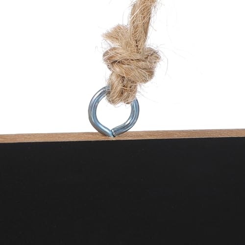 Milisten Kreidetafel Beschriftbar Holzpfeile Hängende Hinweisschild Mini Nachricht Zeichen Board Wegweiser für Grillparty Hochzeit Weihnnachten Bar Wanddekoration 3 Stück