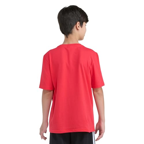 Image of adidas Boys Short Sleeve T-Shirt Camouflage Logo Tee