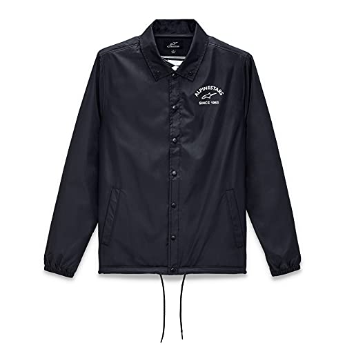 Coach's Jacket Alpinestars Garage Coupe-Vent Homme Blouson Mi-Saison Casual Noir