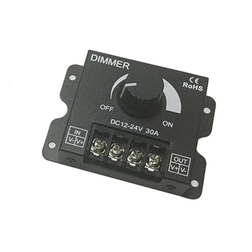 DC12V LED �X�C�b�` 30A 360 ���b�g�d�����M�����[�^�����\�ȃR���g���[���X�g���b�v���C�g������(WM-TG008A General)