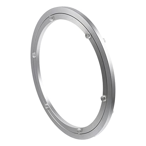 COLLBATH Heavy Duty Round Turntable Aluminum Alloy Dining Table Accessory Smooth Rotation for