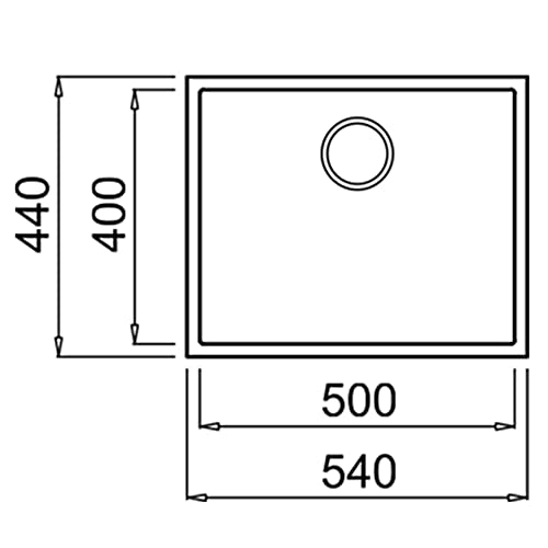 FREG. TEKA SQUARE 50.40 TG BLANCO ARTICO