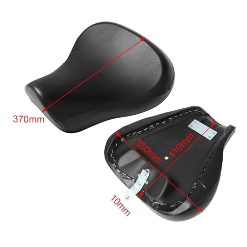 Siège moto en cuir de haute qualité coussin pour XL883C XLH1100 - 6