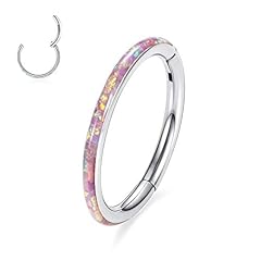 Style2:Silver with Pink Opal
