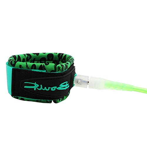 BESPORTBLE coleira de surf de surfe reta para prancha de surfe, corda transparente para surfe, perna