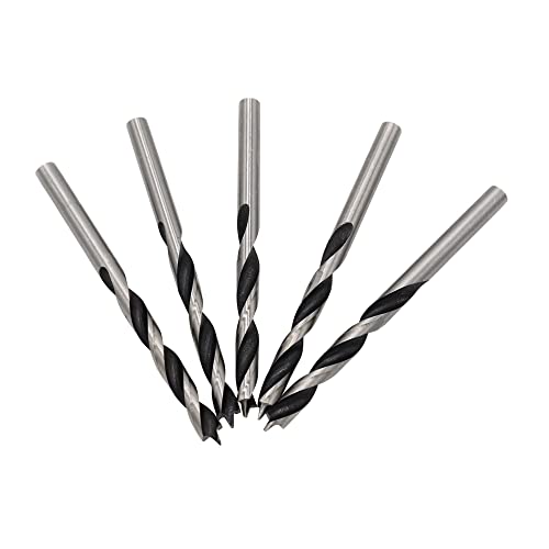 Brad Point Drill Bits 6mm (1/4") Woodworking Set, 5 Pack