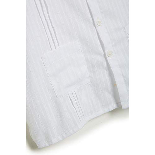 Camisa Guayabera Branco - 2