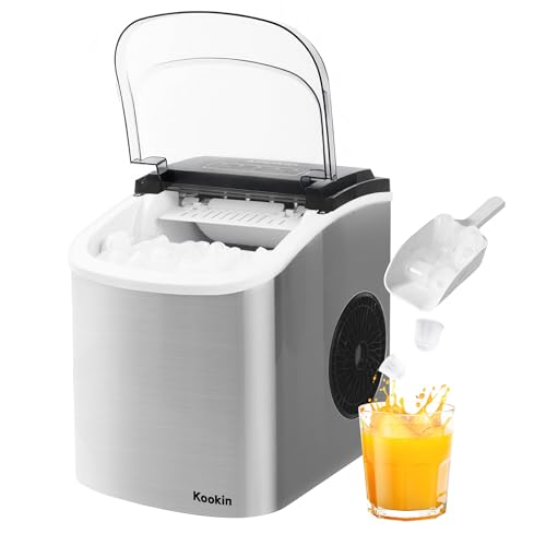 Máquina de Gelo Turbo Ice Premium Inox Portátil Kookin, 12kg por ...