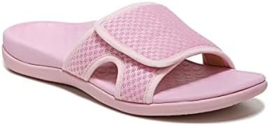 Vionic Women's Tide Brindie Hook and Loop Sandal - Supportive Ladies Orthotic Sandals that include Three Zone Comfort with Arch Support- Slides for Ladies, Medium Fit Ginger Root 7 Med | Image 1