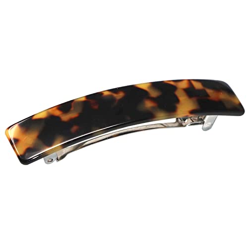 French Amie Oblong Handmade 3.5″ Celluloid Automatic Hair Clip Barrette French Hair Clip for Girls Strong Hold Hair Clips for Women No Slip Durable Paris Hair Accessories, Made in France (Tokyo Shell) French Amie Oblong Handmade 3.5″ Celluloid Automatic Hair Clip Barrette French Hair Clip for Girls Strong Hold Hair Clips for Women No Slip Durable Paris Hair Accessories, Made in France (Tokyo Shell)