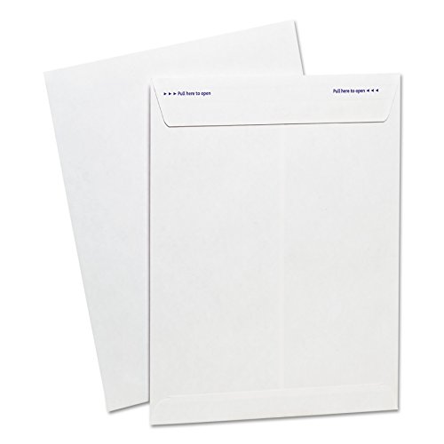 Ampad Fastrip Security Catalog Envelope, 9 Inch x 12 Inch, Peel & Seal Adhesive, Security Tint, Tear-Away Quick-Open Strip, White, 100 Per Box (73127) #1