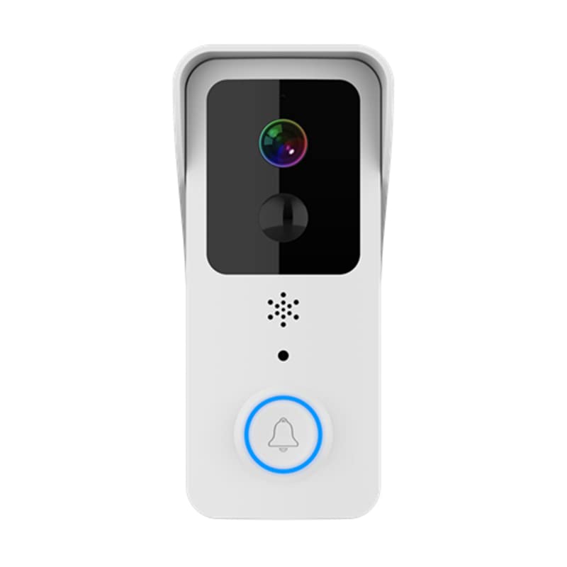 Timbre inalámbrico de video, 1080P para exteriores inteligente con WiFi 5G, IP54 impermeable, visión nocturna, detección de movimiento, audio bidireccional