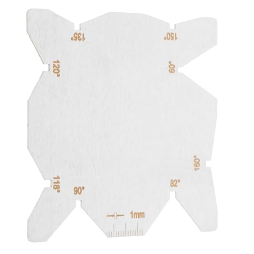 HOMOCONO Stainless Steel Drill Bit Angle Gauge Metal Angle Gauge for Professionals