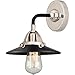 Innovations 288-1W-SN-M6-BK-LED LED Wall Sconce from Nouveau 2 Collection