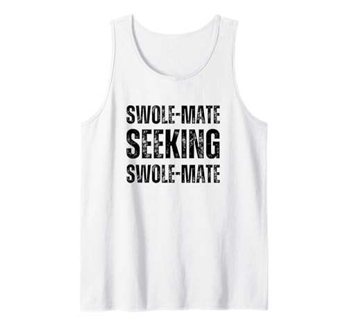 Valentine's day workout Apparel Co. - Swole-mate Seeking Swole-Mate Drôle d'entraînement pour la Saint-Valentin Débardeur